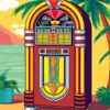 Island Jukebox Paint Numbers
