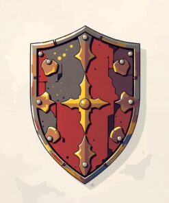 Knight Shield Paint Numbers