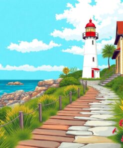 Lighthouse Walk Paint Numbers