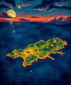 Map Glow Paint Numbers