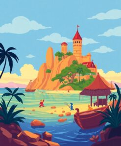 Island Mystery Paint Numbers