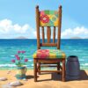 Vintage Island Quilting Chair Paint By Numbers