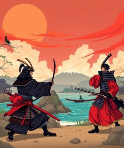 Samurai Clash Paint Numbers