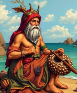 Vintage Island Shell Bearer Paint By Numbers