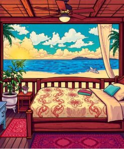 Vintage Island Slumber Paint By Numbers