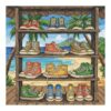 Vintage Island Sneaker Shrine Paint By Numbers