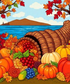 Thanksgiving Bounty Paint Numbers