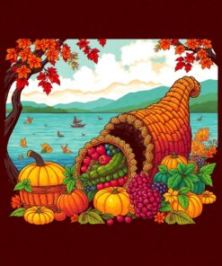 Thanksgiving Bounty Paint Numbers