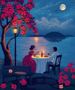 Torchlight Dinner Paint Numbers