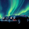 Vintage Jaguar Night Sky Paint By Numbers
