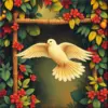 Vintage Jambu Dove Canopy Paint By Numbers