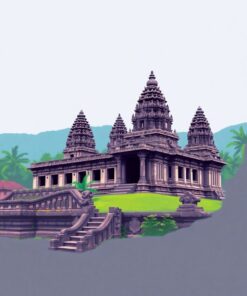 Temple Ruins Paint Numbers