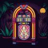 Vintage Jukebox Jungle Beat Paint By Numbers