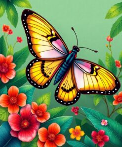 Jungle Birdwing Paint Numbers