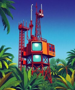 Broadcast Tower Paint Numbers