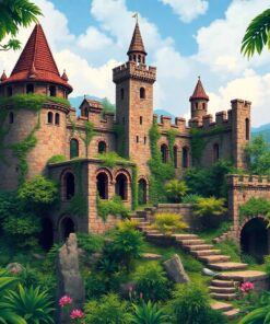 Castle Ruins Paint Numbers