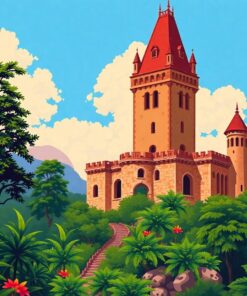 Castle Spire Paint Numbers