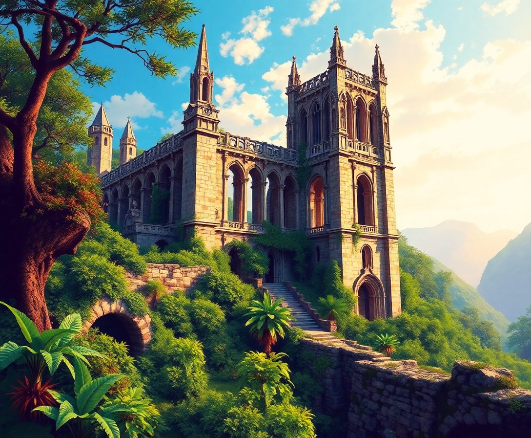 vintage-jungle-cathedral-ruins-paint-by-numbers-kit