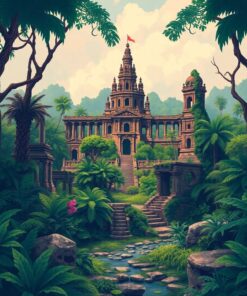 Citadel Ruins Paint Numbers