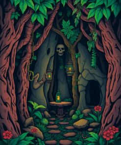 Jungle Crypt Paint Numbers