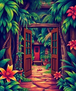 Doorway View Paint Numbers