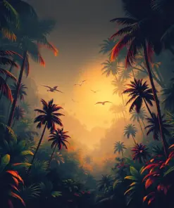 Vintage Jungle Expedition Paint By Numbers