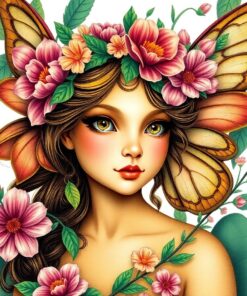 Fairy Portrait Paint Numbers