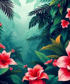 Jungle Flora Paint Numbers