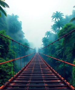 Fog Crossing Paint Numbers