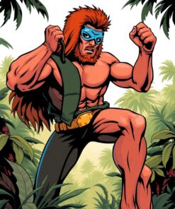 Hero Uppercut Paint Numbers