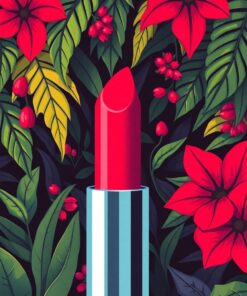 Lipstick Poster Paint Numbers