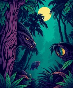 Night Eyes Paint Numbers