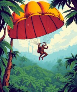 Parachute Drop Paint Numbers