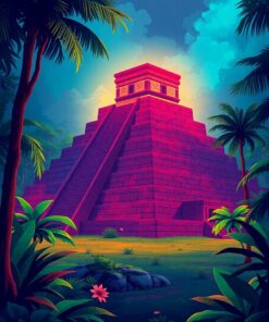 Pyramid Glow Paint Numbers