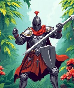 Questing Knight Paint Numbers