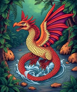 River Drake Paint Numbers