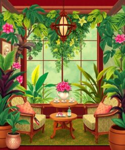 Room Lounge Paint Numbers