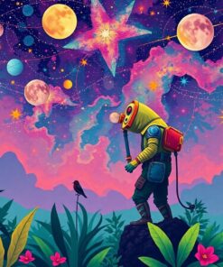 Jungle Stargazer Paint Numbers