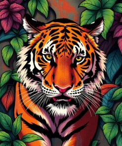 Street Tiger Paint Numbers