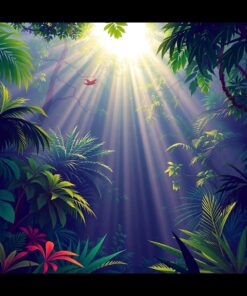 Sun Shafts Paint Numbers