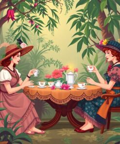 Tea Party Paint Numbers