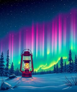 Aurora Night Paint Numbers