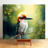 Vintage Kookaburra Morning Mist Paint By Numbers