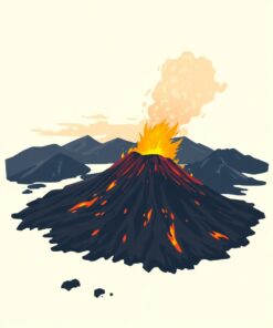 Krakatoa Eruption Paint Numbers