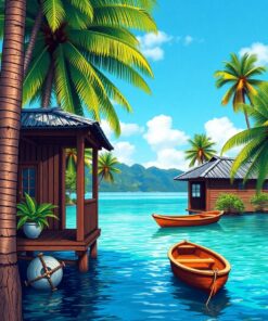 Cabin View Paint Numbers