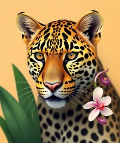 Orchid Portrait Paint Numbers