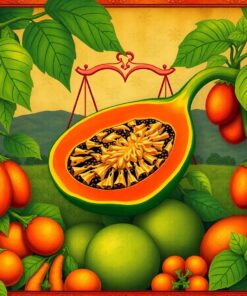 Papaya Harvest Paint Numbers