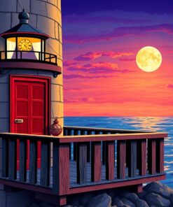 Balcony Moon Paint Numbers