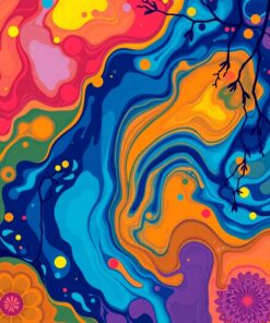 Palm Sunset Paint Numbers