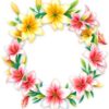 Spring Wreath Paint Numbers